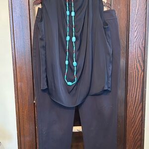 Talbots Chatham Crop Pant, like new, black, size 14